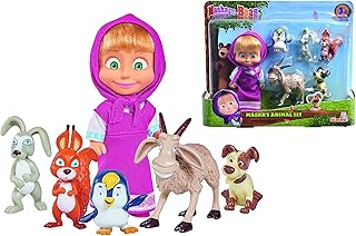 Masha and the Bear Simba Masha And Her Animal Friends Toyset