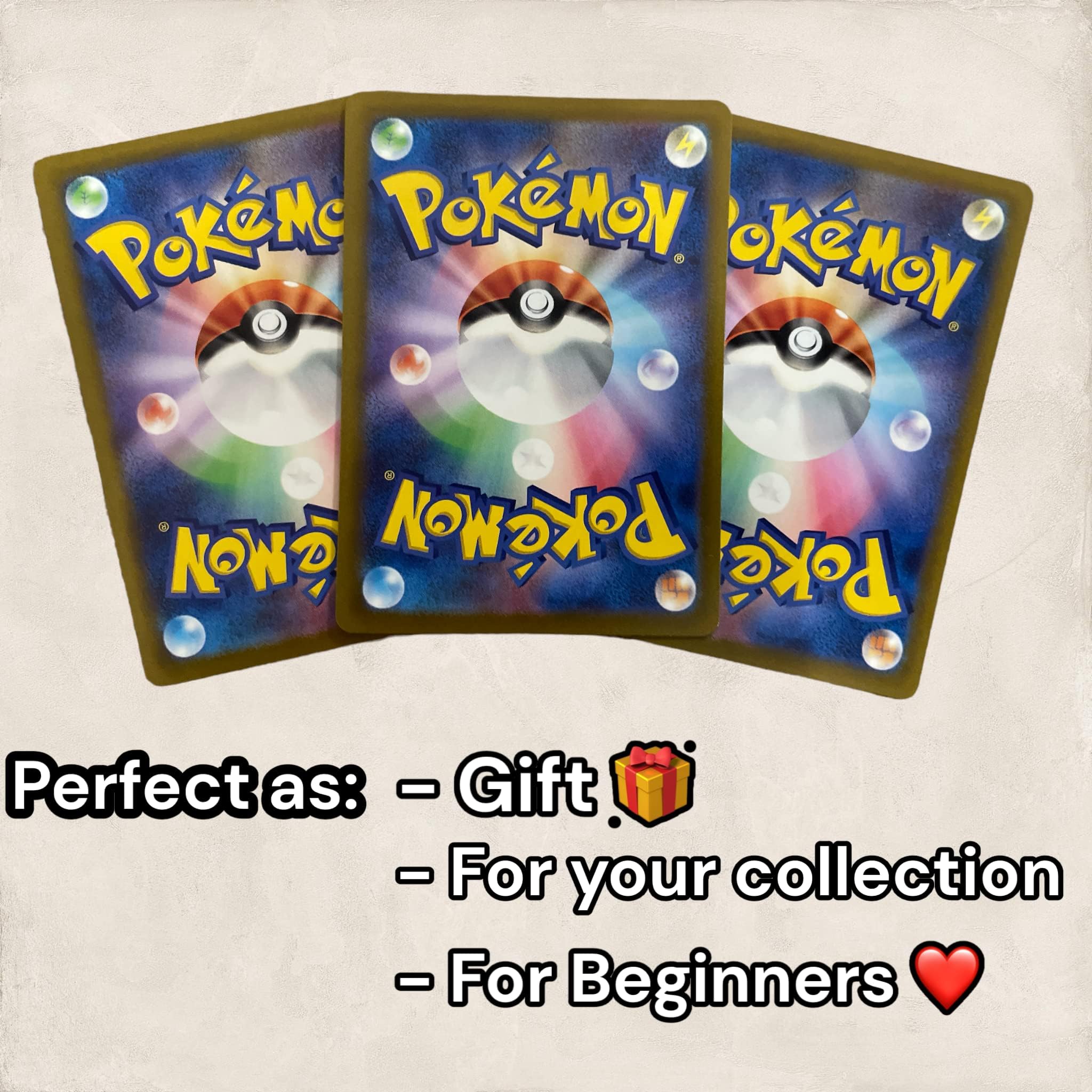 Heartforcards – Lot De 20 Cartes Pokémon Originales Holographiques à Paillettes – Édition Japonaise 1ère édition – Cartes Rares à Collectionner Avec Protection D’expédition Renforcée