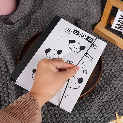 Miniatura 6 de Carpeta para tarjetas fotográficas A5 con 120 bolsillos con 30 piezas interiores de 6 anillos, libro coreano con soporte para tarjetas fotográficas,