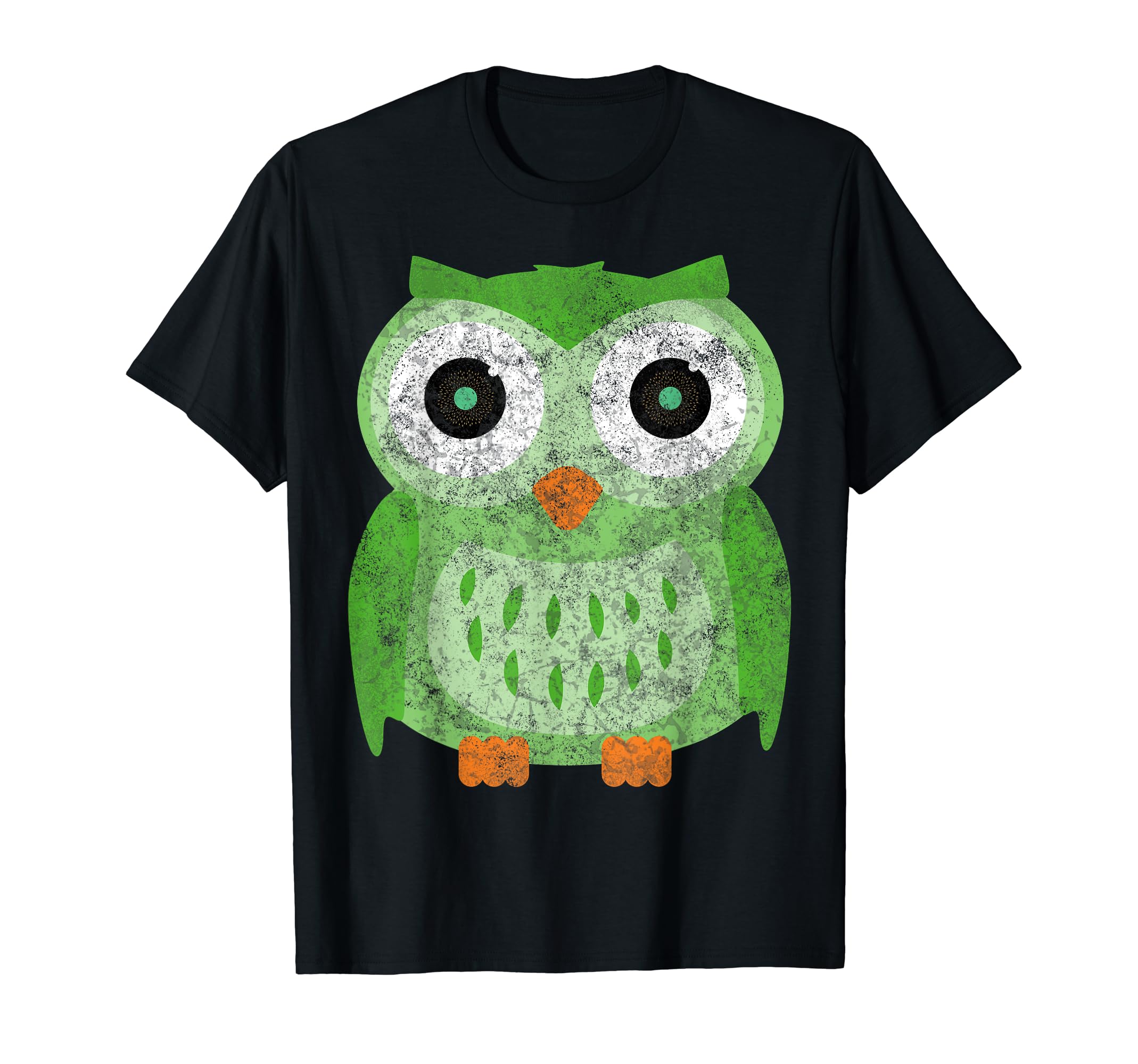 Vintage OWL for every OWLS Lover FanLarge Green Owl For Any Owl Fan - Vintage Owls T-ShirtOEKO-TEX STANDARD 100