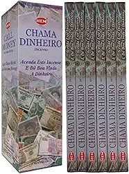 Incenso Indiano Hem Chama Dinheiro - Abundância 6 Caixas