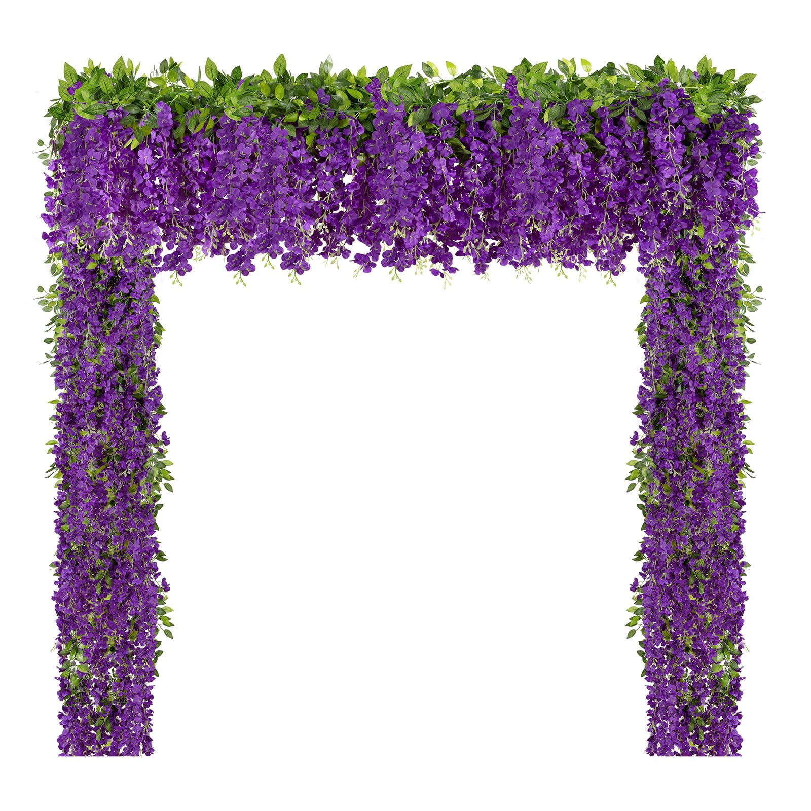 Glycine artificielle suspendre lot de 10 guirlandes décoration mariage et intérieur