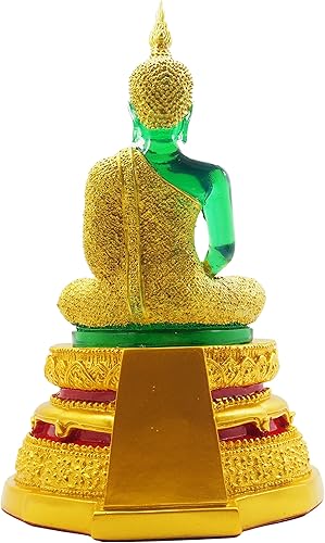 Miniatura 8 de Estatua de Buda Esmeralda Invierno 10" H. Estatua de Buda tailandés para decoración del hogar