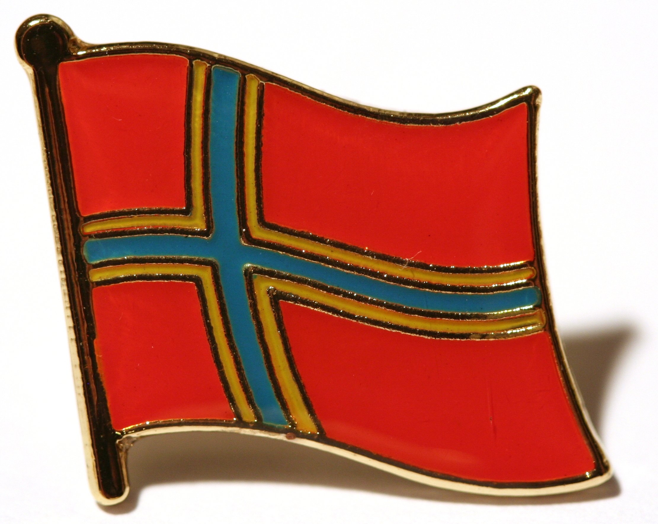 Orkney County Flag Pin Badge