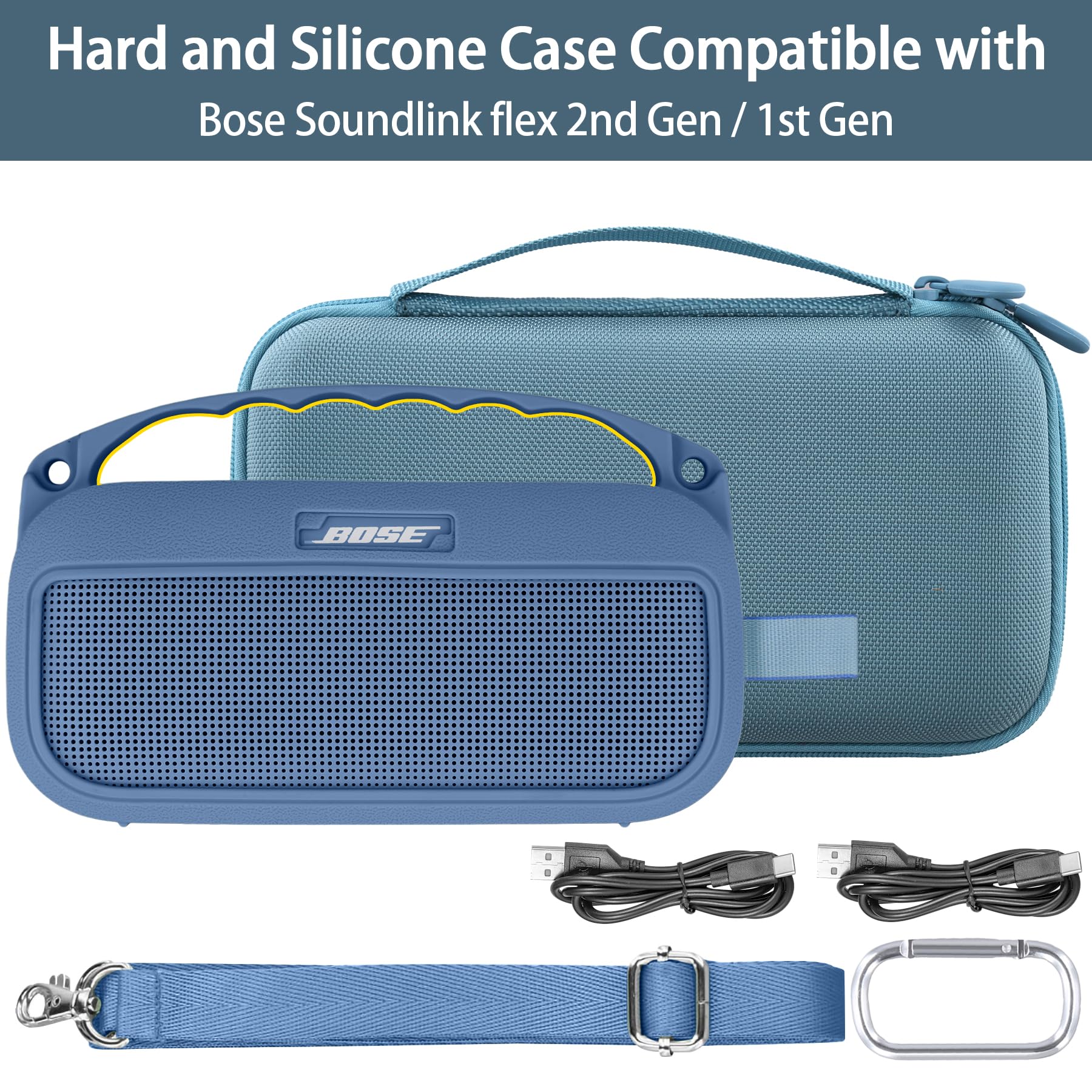 co2CREA Duro Custodia Viaggio Caso Copertina per Bose SoundLink Max Bluetooth Diffusore(solo scatola,Case Only