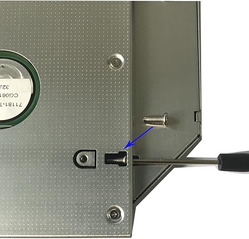 Miniatura 6 de Nimitz Adaptador de disco duro SSD de segundo disco duro compatible con Dell E6430 E6530 E6420 E6520 E6320 E6330 Bahía modular con eyector