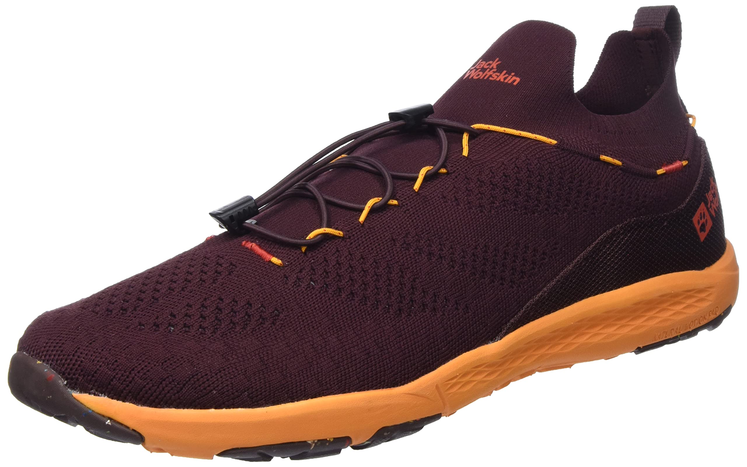 Jack Wolfskin Men's Spirit Knit Low M Walking Shoe, Atacama Red, 7 UK
