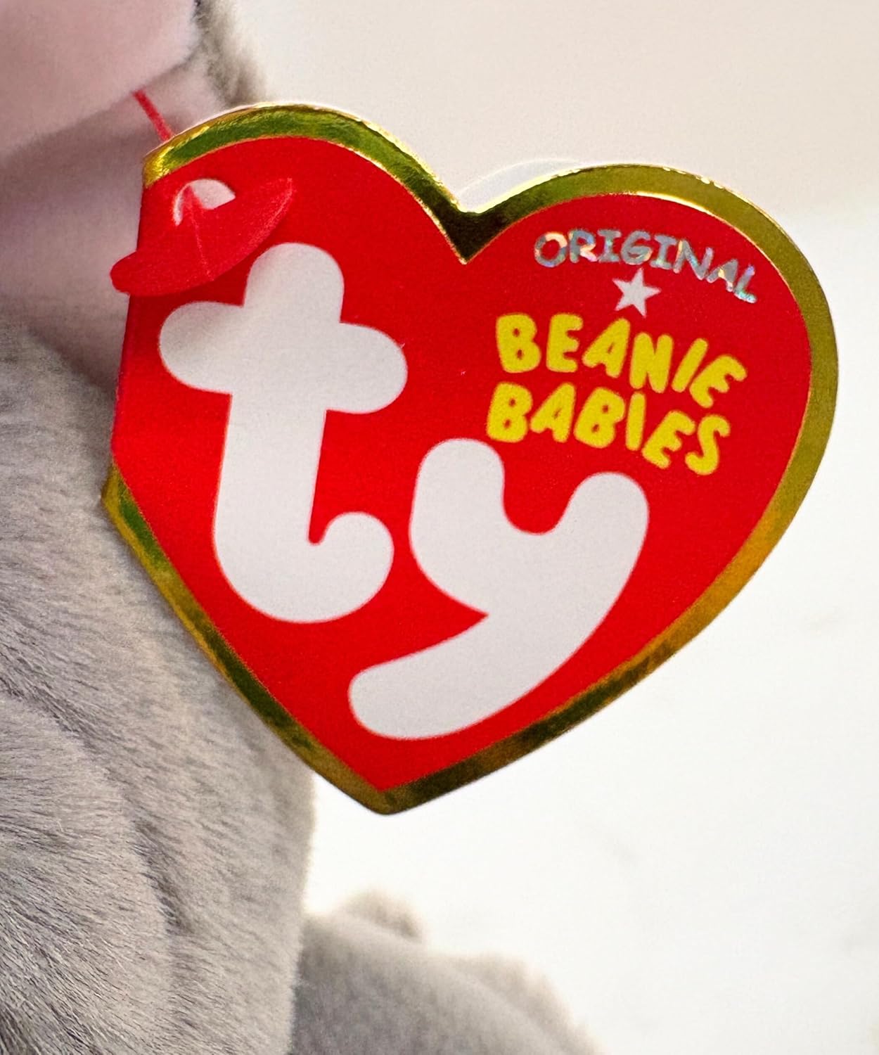 Beanie Babies: Wilfred Dog Gray Belly Regular