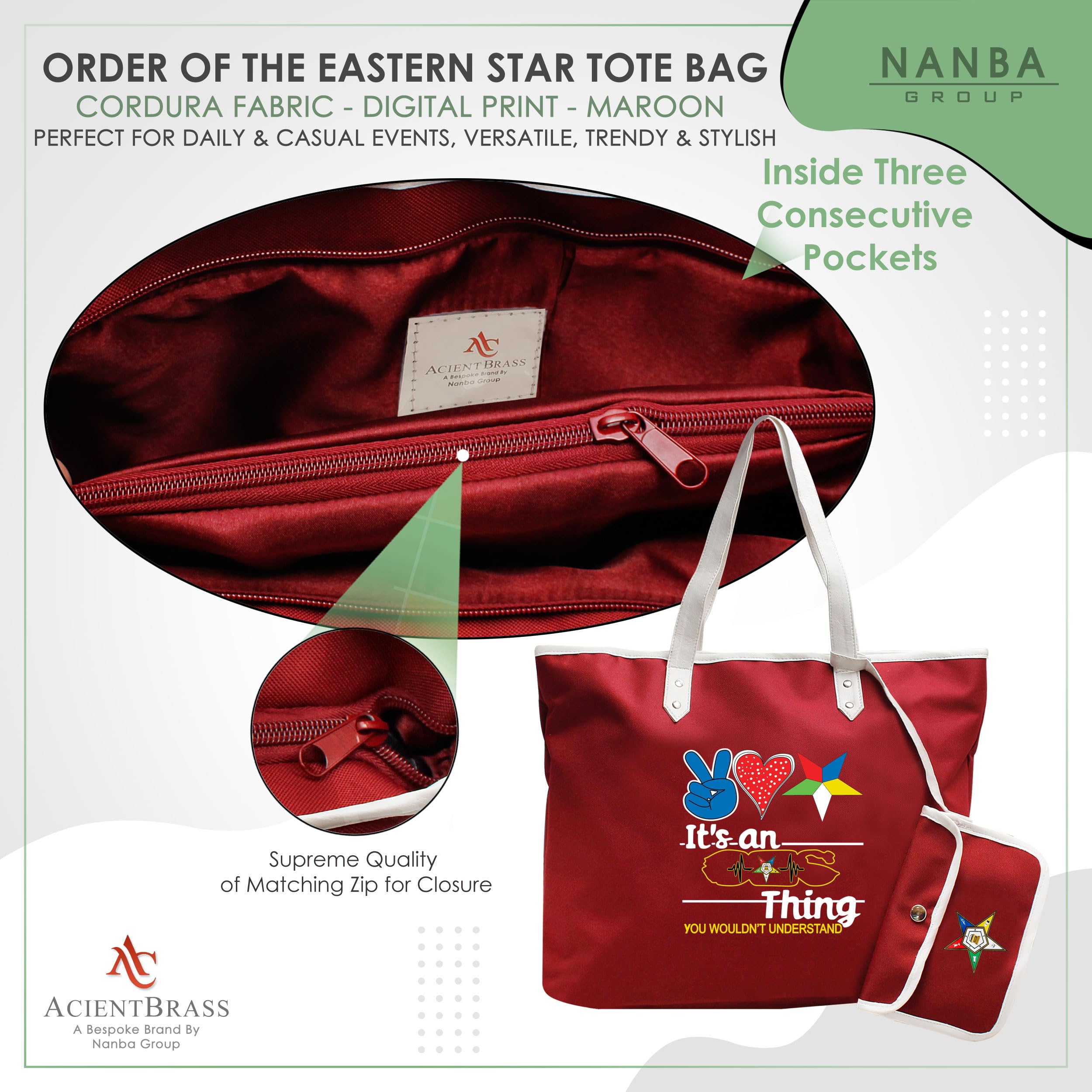 Order of the Eastern Star Tote Bag - It's an OES Thing Design Shoulder Bag