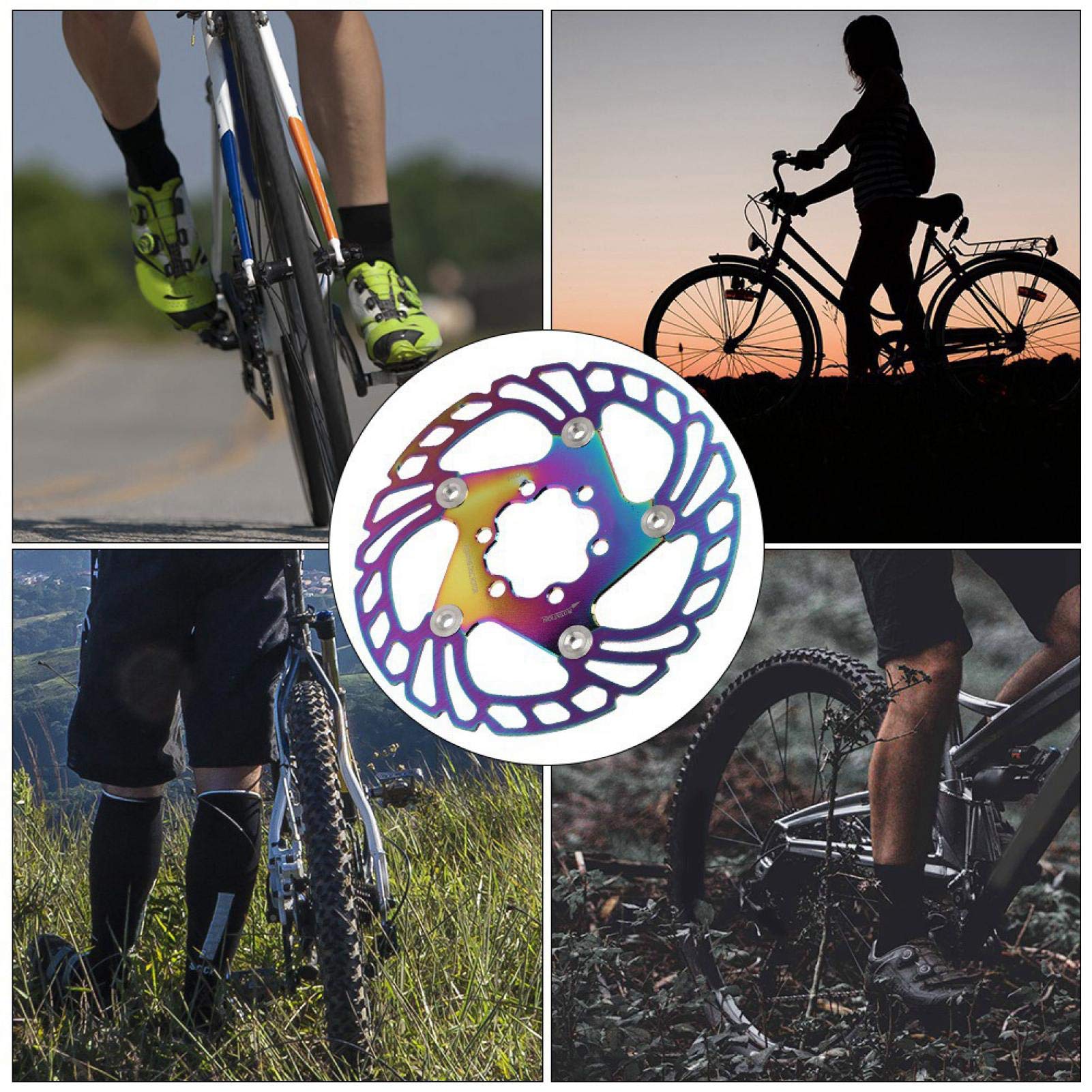 Nouveau Rotor de ein à disque de vélo 140/160/180/203mm 6 boulons en