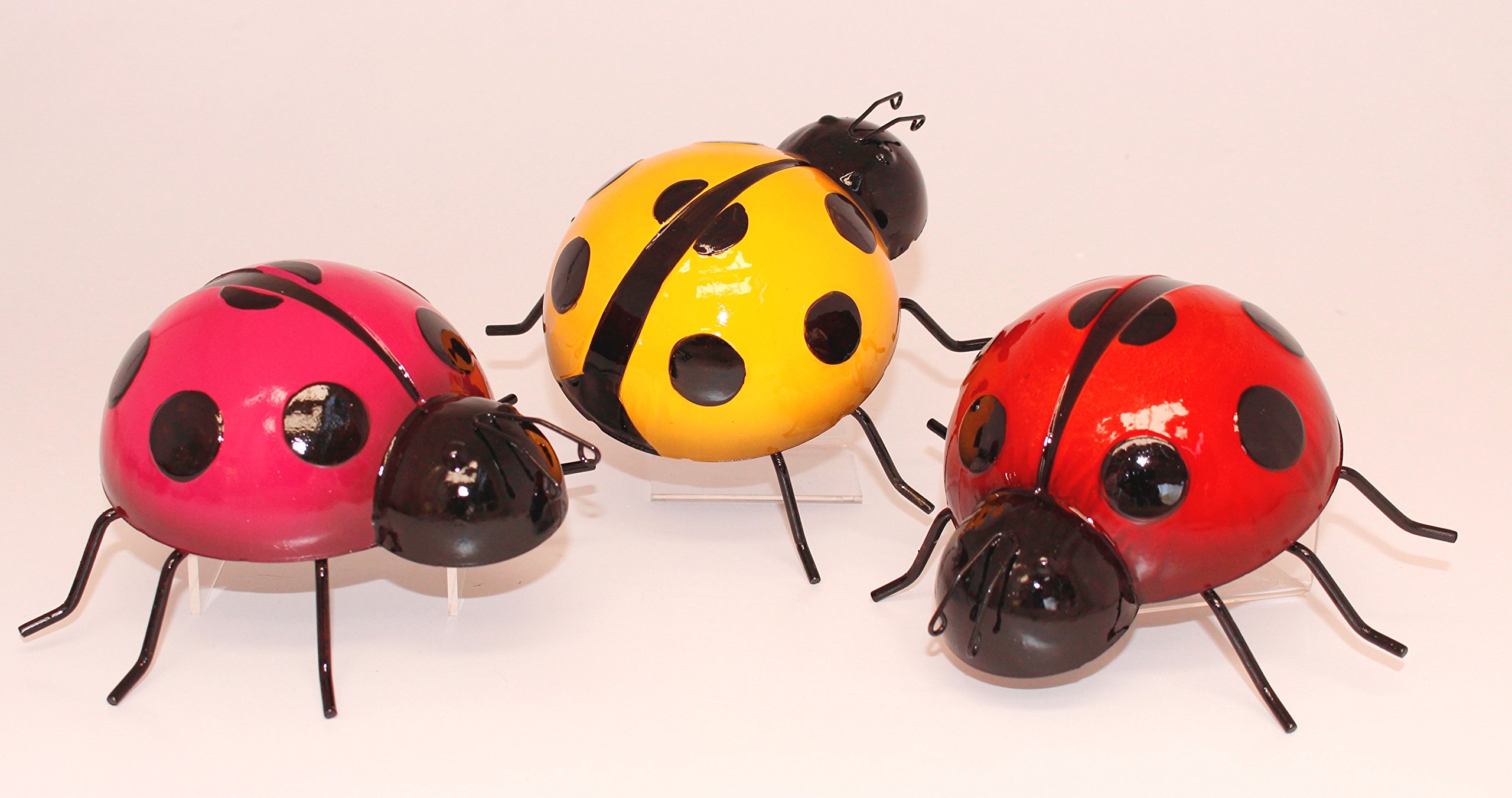 Fountasia International 93609 Medium Ladybird Wall Art - Yellow