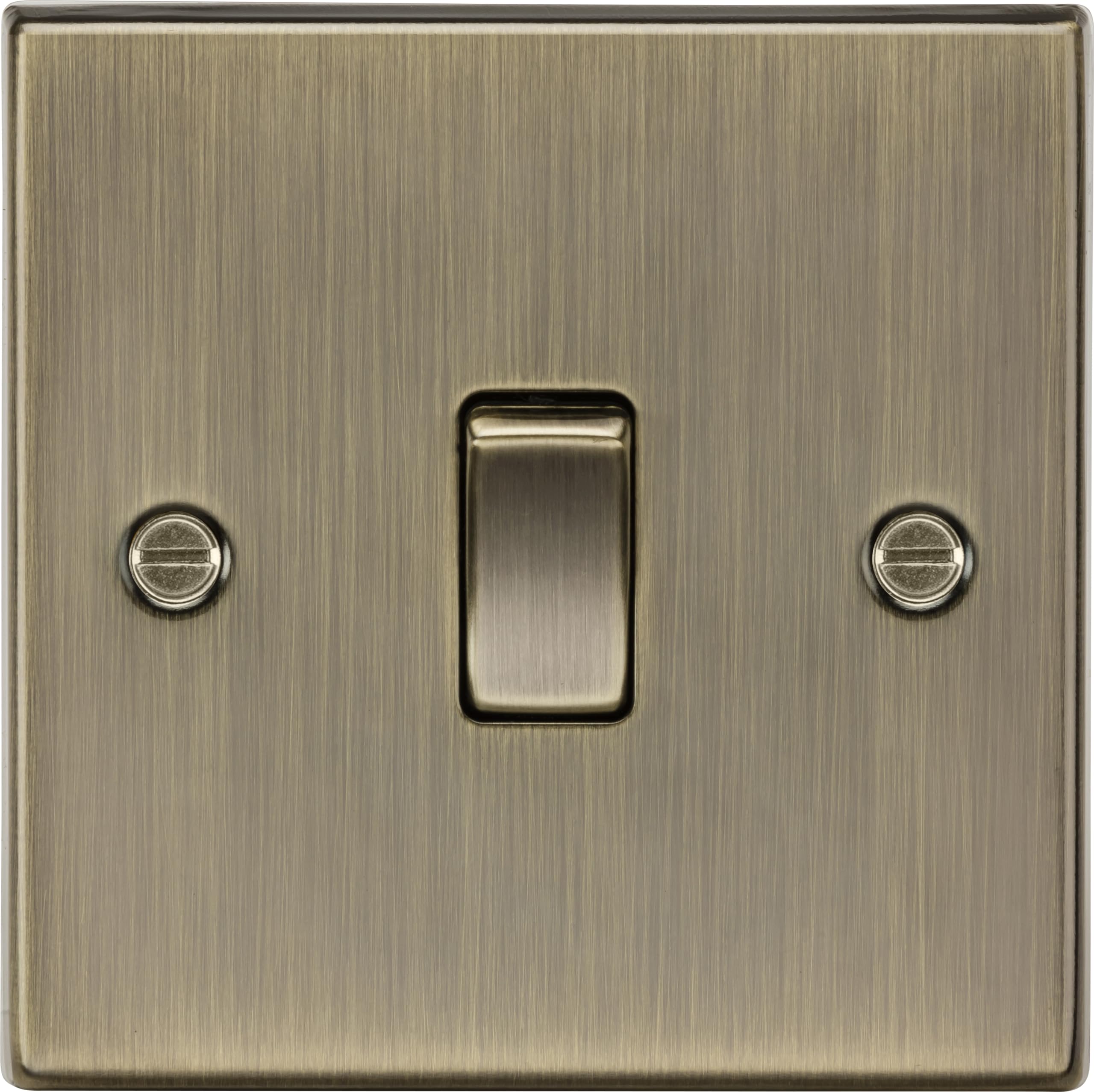 Knightsbridge Antique Brass 10Ax 1G Dp Switch