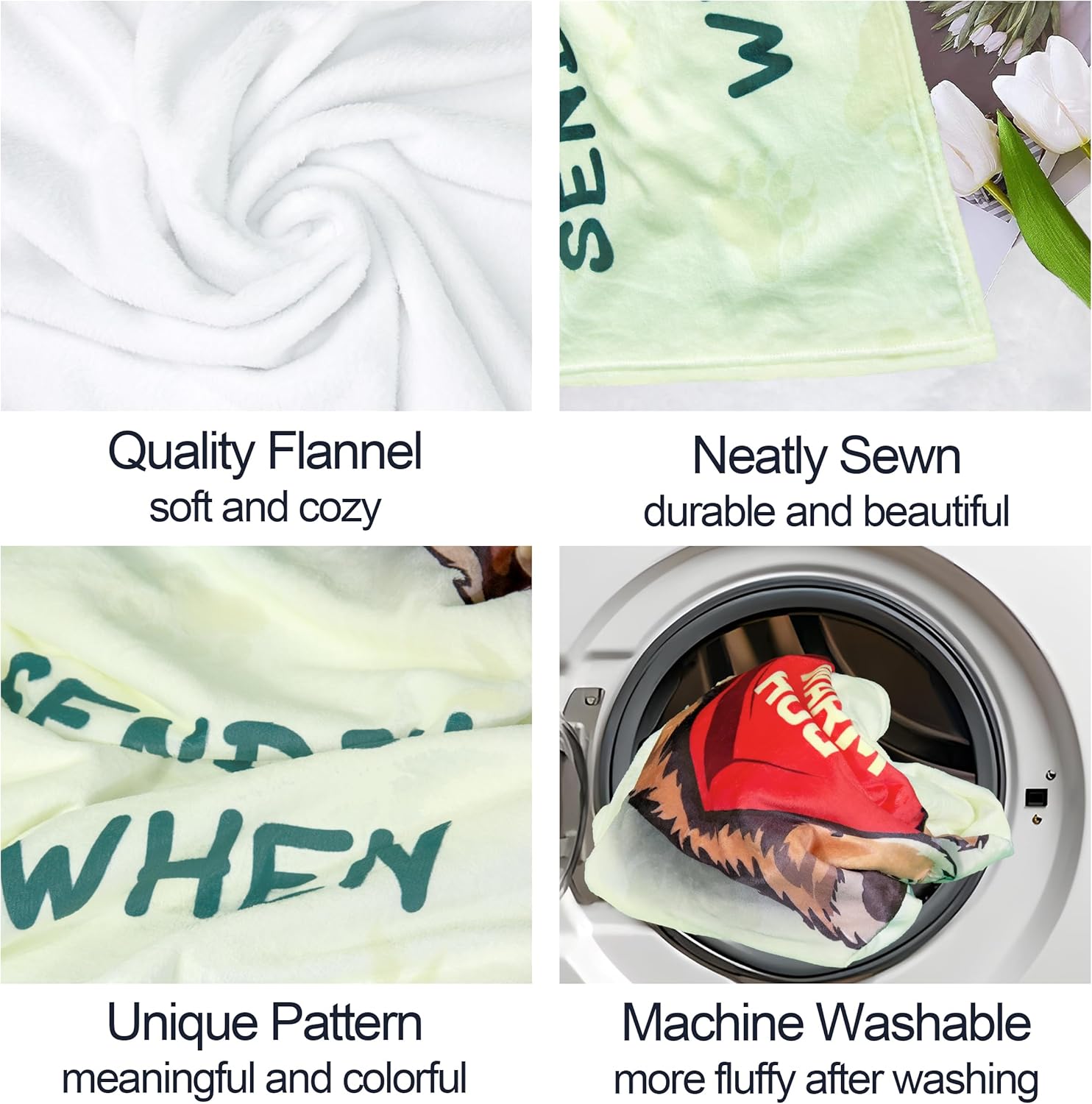 Get Well Soon Gifts for Women, Hug/Healing Blanket, Inspirational Gifts Blanket for After Surgery, Cancer Care Gifts for Women, Feel Better Gift for Her, Comfort Soft Throw Blankets 50"X60" - Image 6