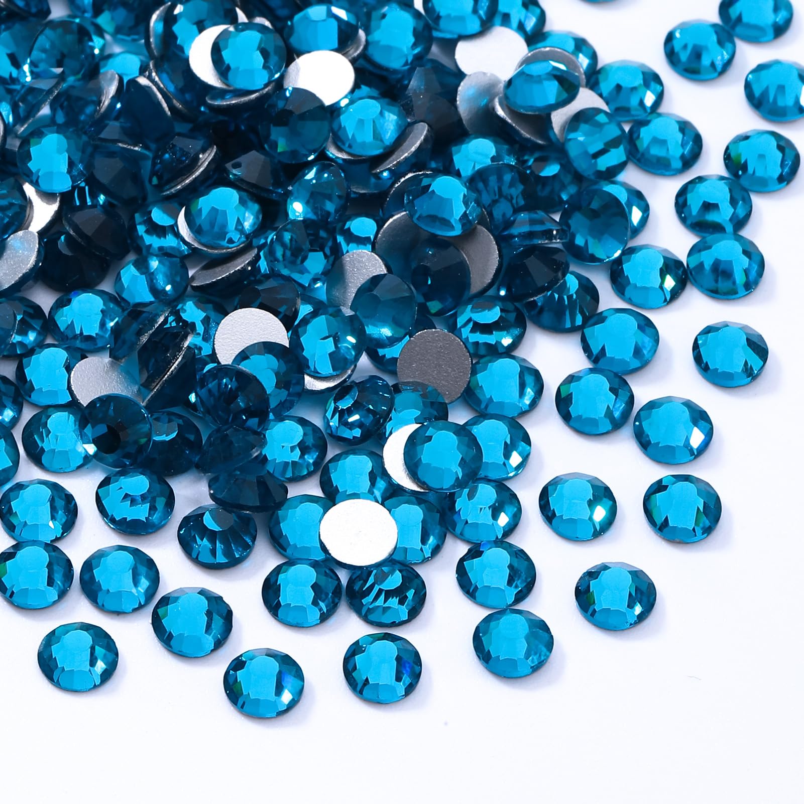 1440PCS Malachite Blue SS16 Flatback Rhinestones(3.8-4.0mm)
