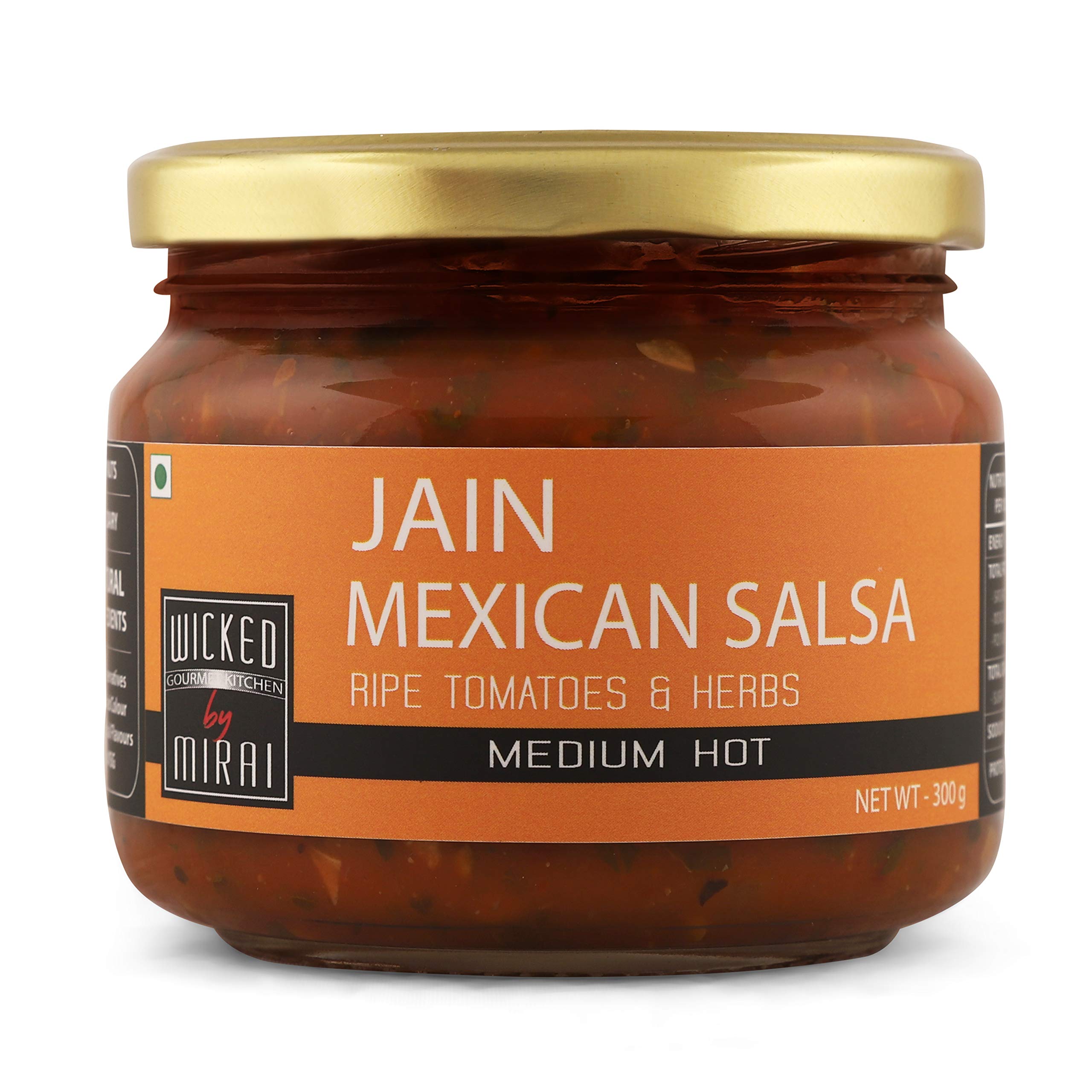 Jain Mexican Salsa - All Natural, Preservative Free and Gluten Free - 300 g - WICKED GOURMET KITCHEN by MIRAI (B08N9QSNN8) Amazon Price History, Amazon Price Tracker