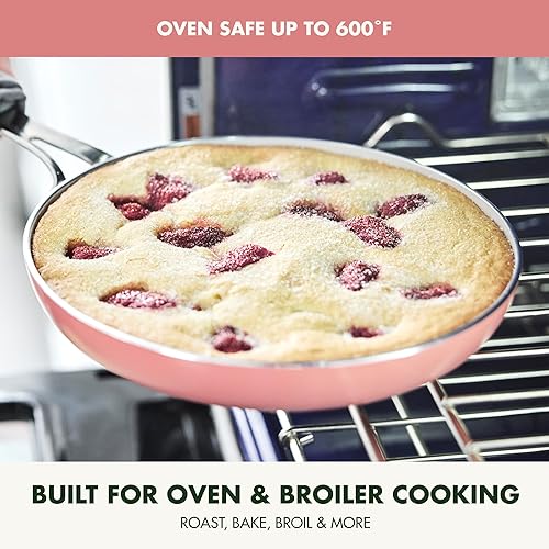 Miniatura 7 de GreenPan Nova - Sartén de 8 pulgadas, Oprah's Favorite Things 2024, utensilios de cocina antiadherentes de cerámica, sin PFAS, sin toxinas, apto