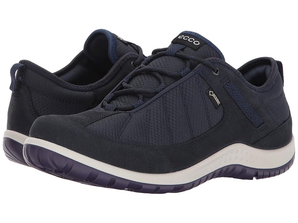 

Ecco Performance Aspina Textile Gore-Tex (Navy/True Navy) Women's Shoes