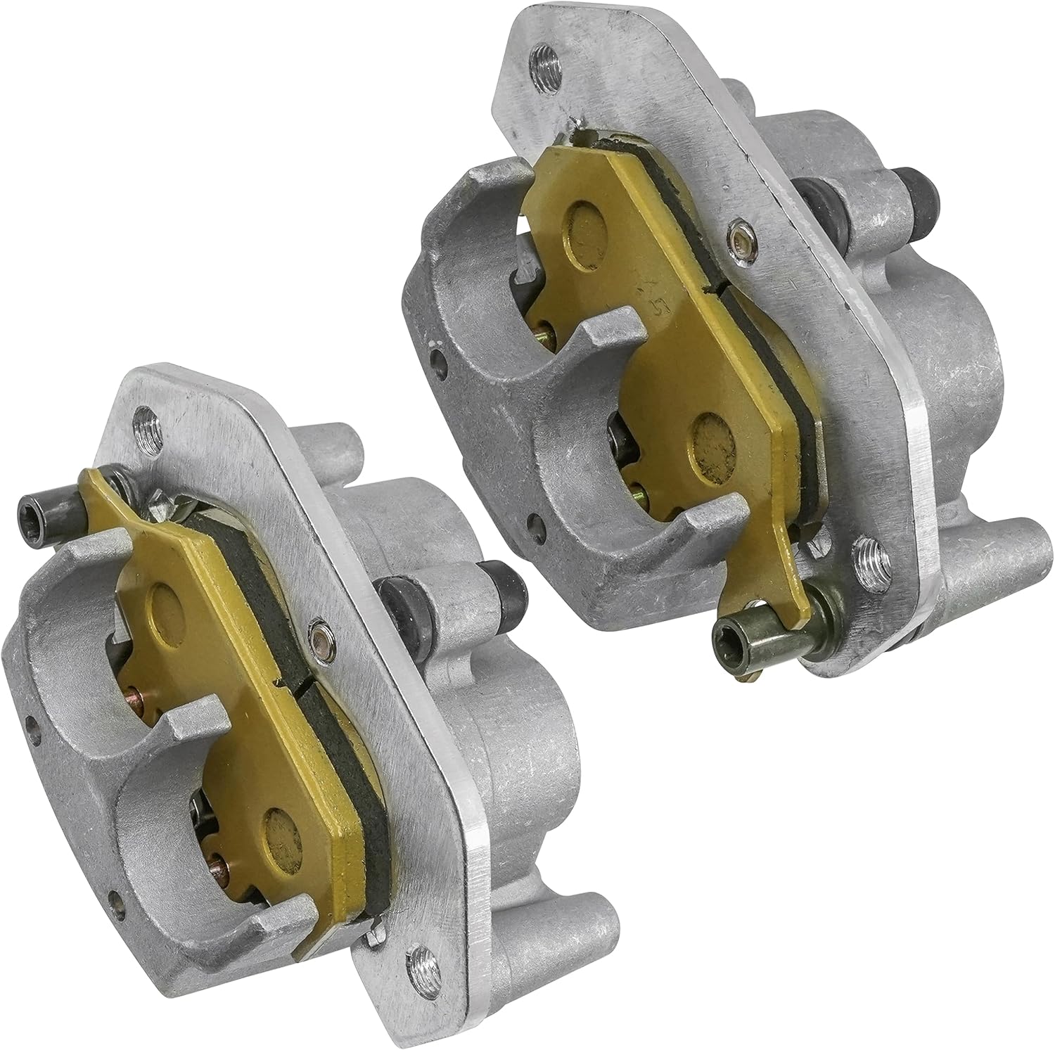 Caltric Front Left and Right Brake Calipers Compatible with Yamaha Viking 700 YXM700 4x4 FI Hunter/SE/Ranch 2014-23