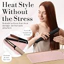 Professional Silicone Heat Resistant Styling Station Mat for All Hair Irons, Curling Iron, Straightener Pad, Iron Flat Hair, Waver, Hair Styling Tools Appliances Hair Dryer Salon Tools Rose Gold Blush gallery image