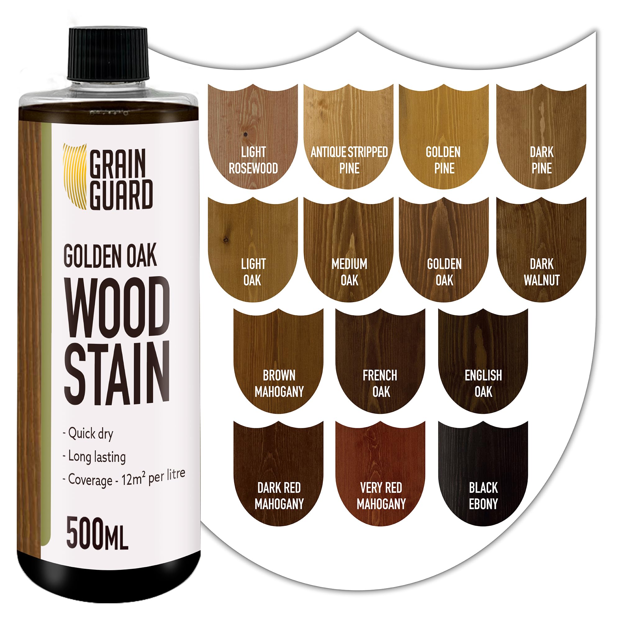Sponsored Ad – Wood Stain Water Based | Golden Oak | 500ml | Interior Furniture Stain | Light & Dark Stains | Eco-Friendly & Non-Toxic Wood Dye | Easy Application | Quick Dry & Low Odour