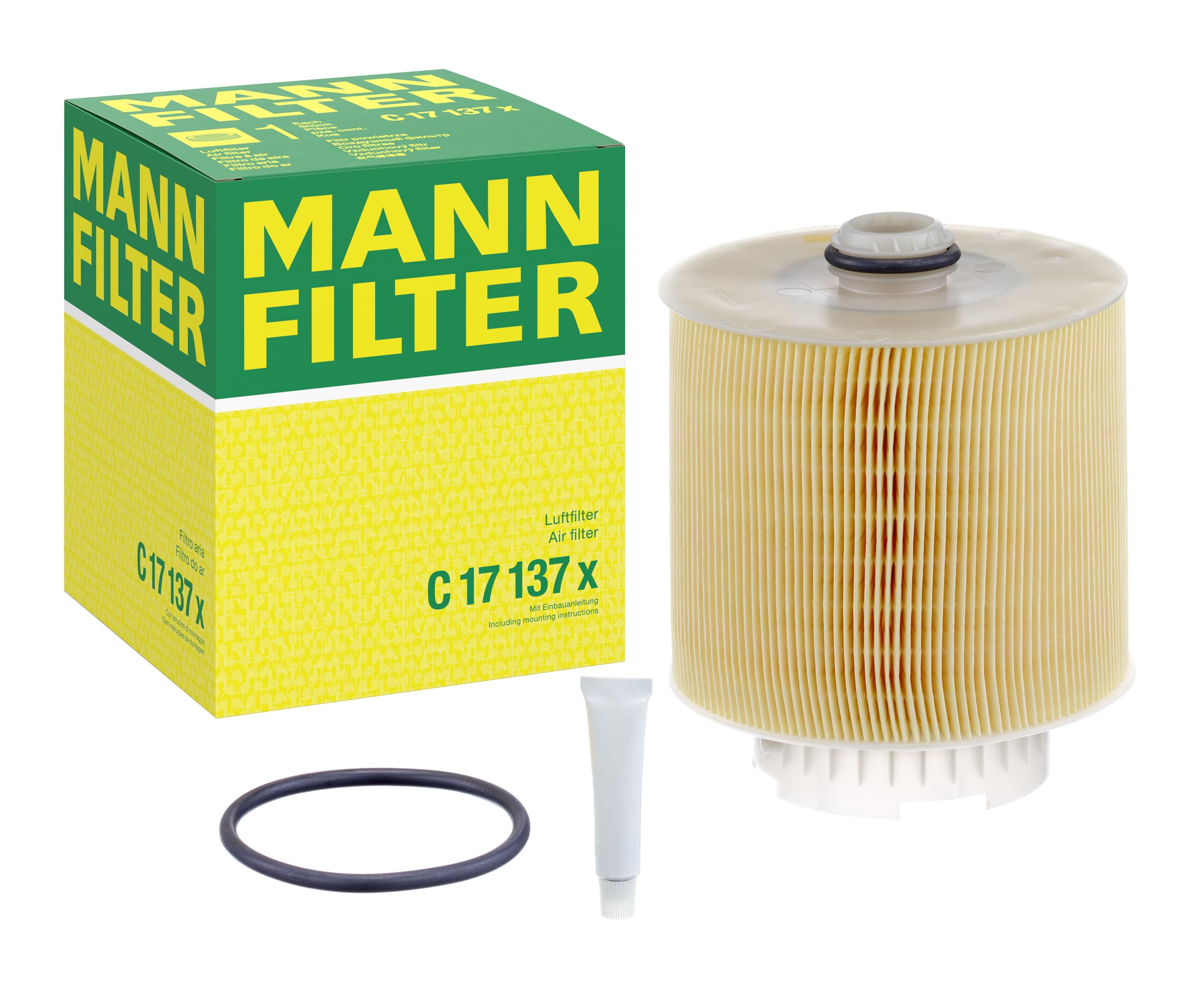 MANN-FILTER: Auswahl an Autofiltern