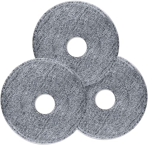 VENETIO Innowellclean - Recambios de mopa giratoria, incluye almohadillas de microfibra lavables (3 unidades)