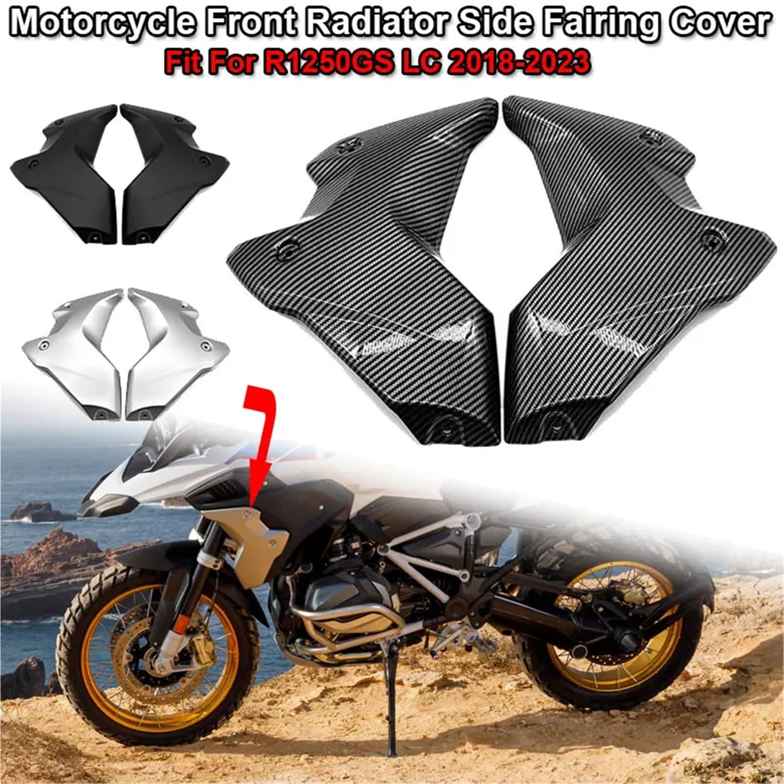 Osłona ochronna chłodnicy Do Bmw R1250GS LC R 1250GS 2018-2023