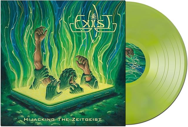 Hijacking The Zeitgeist (Vinil Verde) por Exist, capa do álbum
