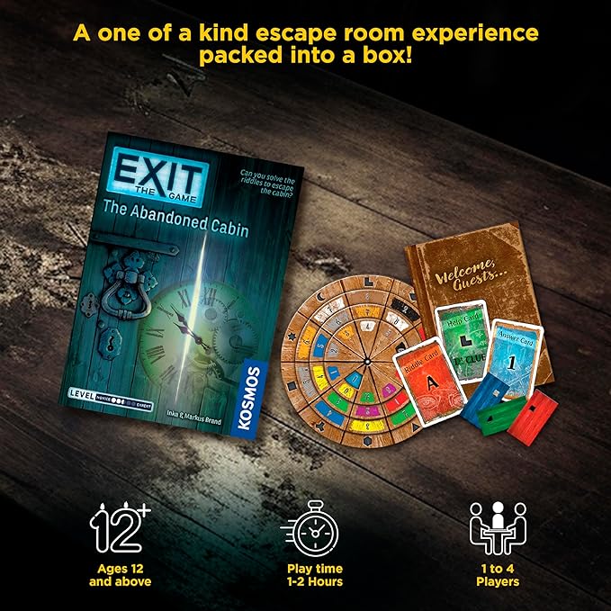 Exit: The Abandoned Cabin - Juego de escape para 1-4 jugadores miniatura 3