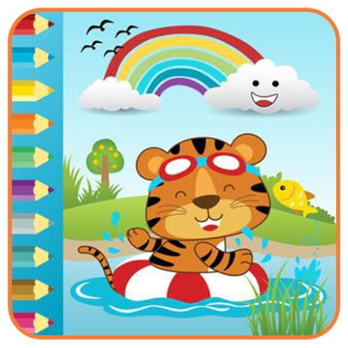 Glitter coloring game