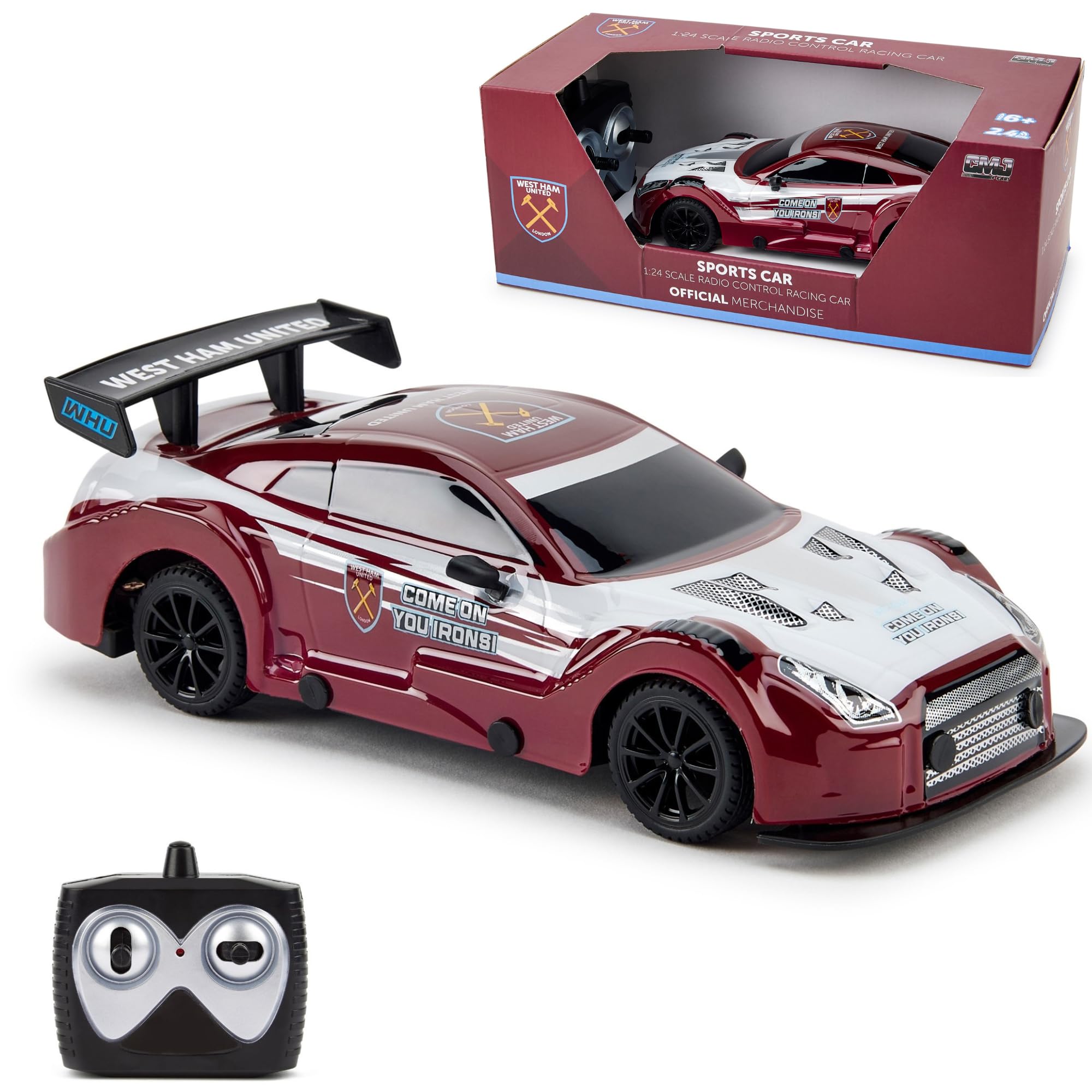West Ham United FC Remote Control Sports Car