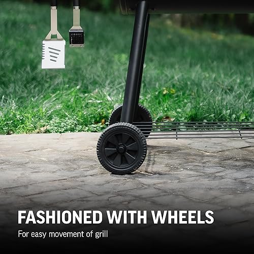 Miniatura 11 de Char-Griller Smokin' Pro - Parrilla de carbón para ahumar, color negro