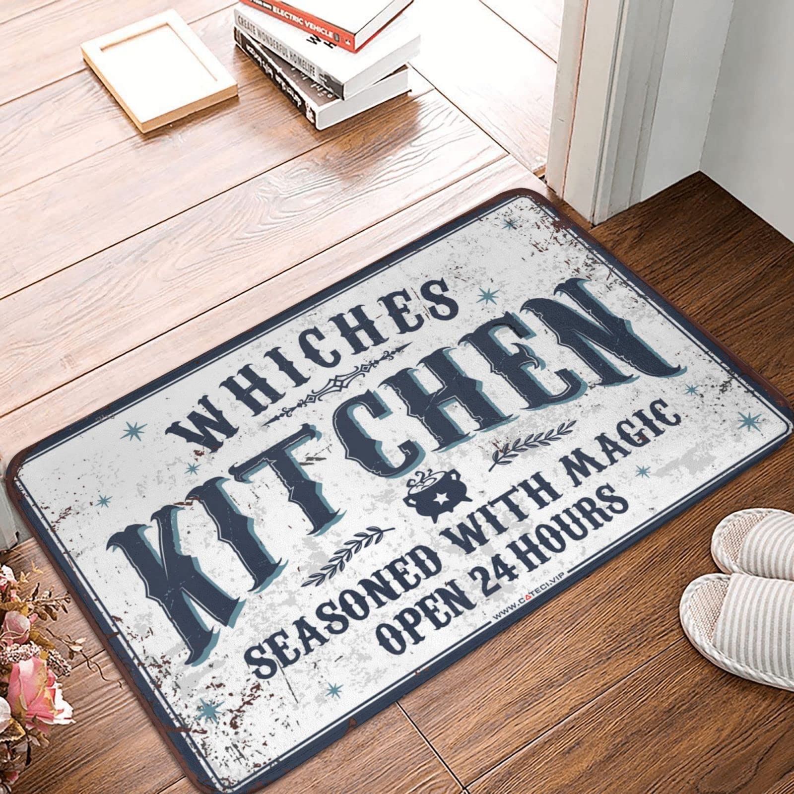 Paillasson d'Halloween amusant COTECI grand tapis vintage 65x90
