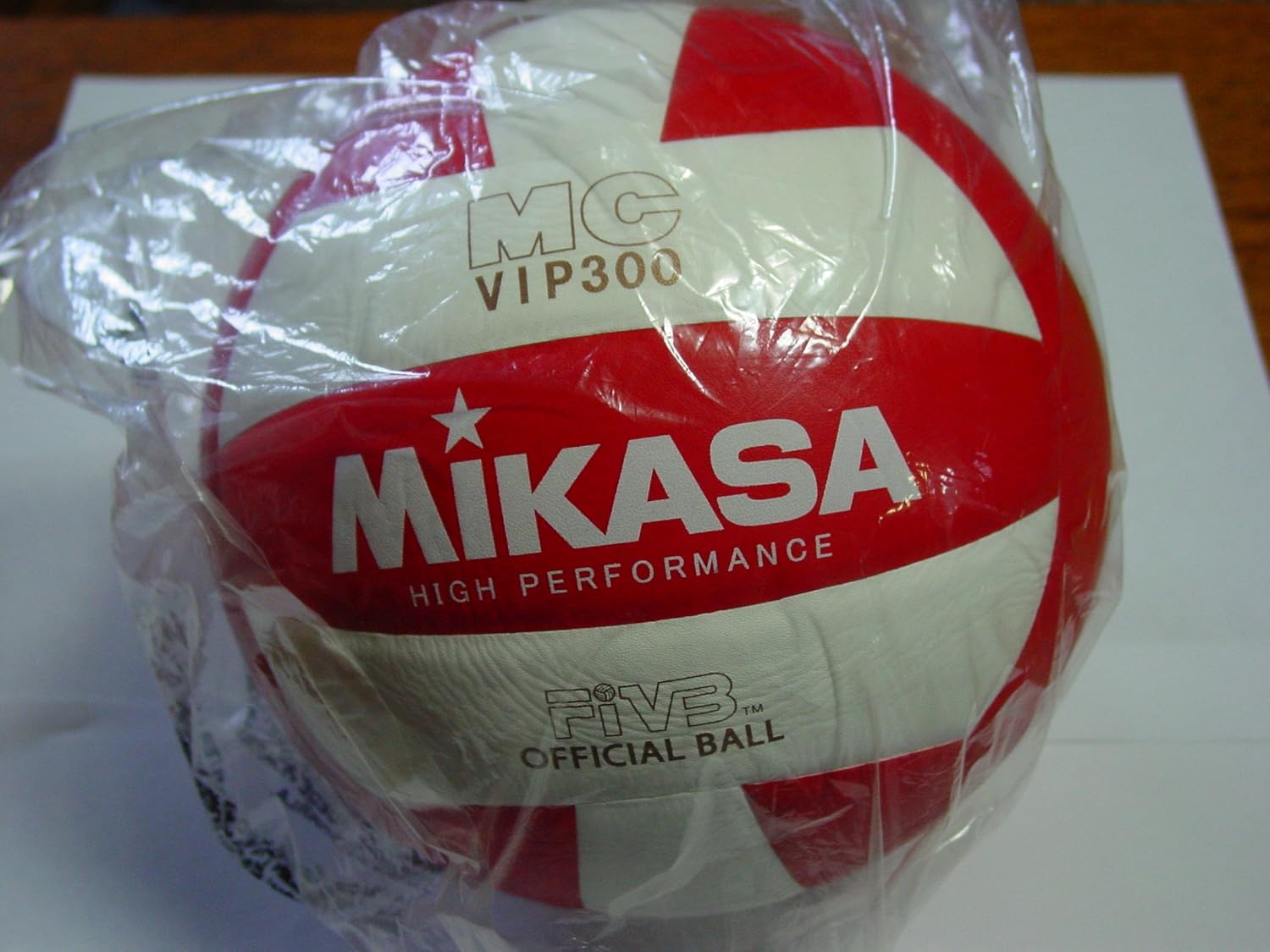 Mikasa VIP300 Official FIVB Volleyball Scarlet Indoor