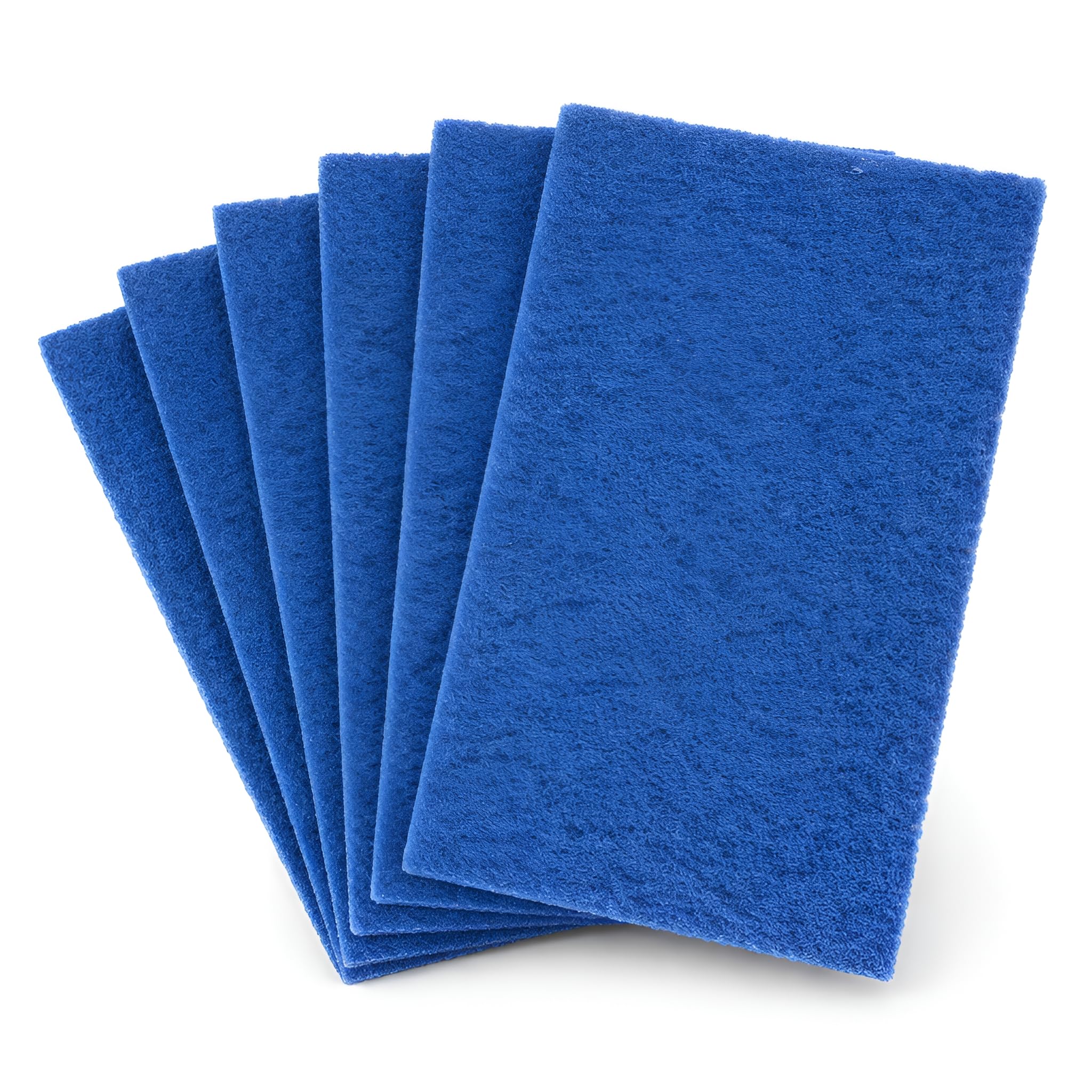 Rightbuy Blue Heavy Duty Scourers 10 Pack - Professional Abrasive Cleaning Pads, Durable Kitchen & Catering Scouring Pads, Bulk Pack