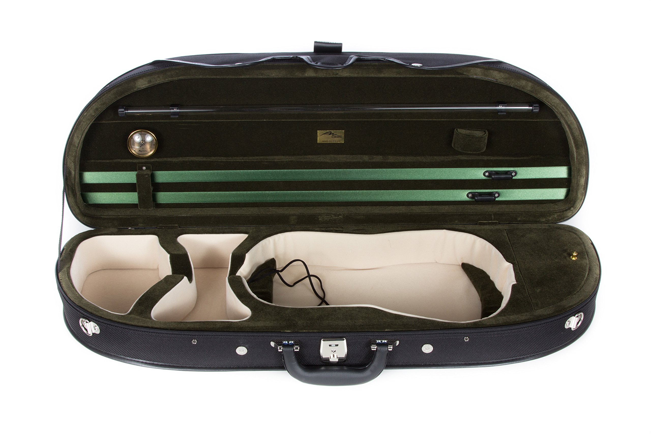 Schiuma custodia per violino 4/4 Classic Nero - Verde M-case