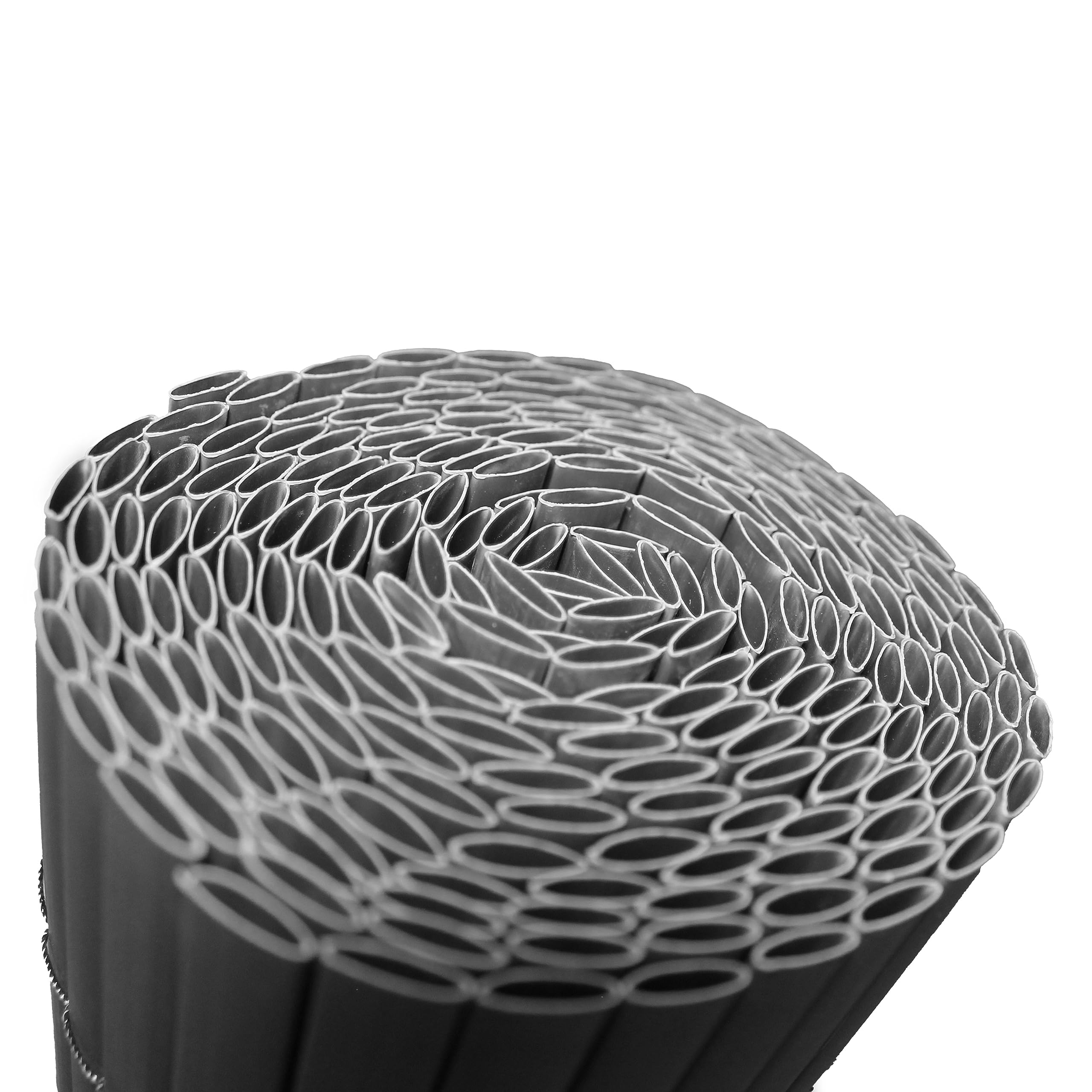 INTRECCI Rotolo Arelle in PVC, Cannette da Giardino, Recinzione Giardino, 1x5 m, per Esterno, Resistente alle Intemperie, Migliora la Privacy, Scherma Vento e Sole, Colore Natural Antracite