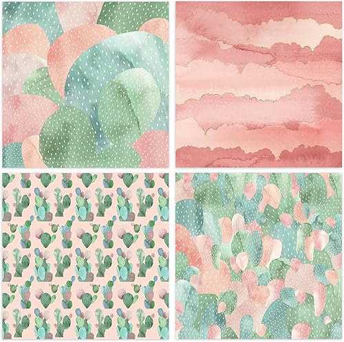 Miniatura 8 de Papel de manualidades, 24 hojas, 12 diseños, álbumes de recortes, una sola cara de 6 x 6 pulgadas, papel de cartulina, álbumes de recortes,