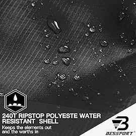 Bessport Mummy Sleeping Bag | 15-45  Extreme 3-4 Season Sleeping Bag for Adults Cold Weather- Warm and Washable, for Hiking Traveling & Outdoor Activities