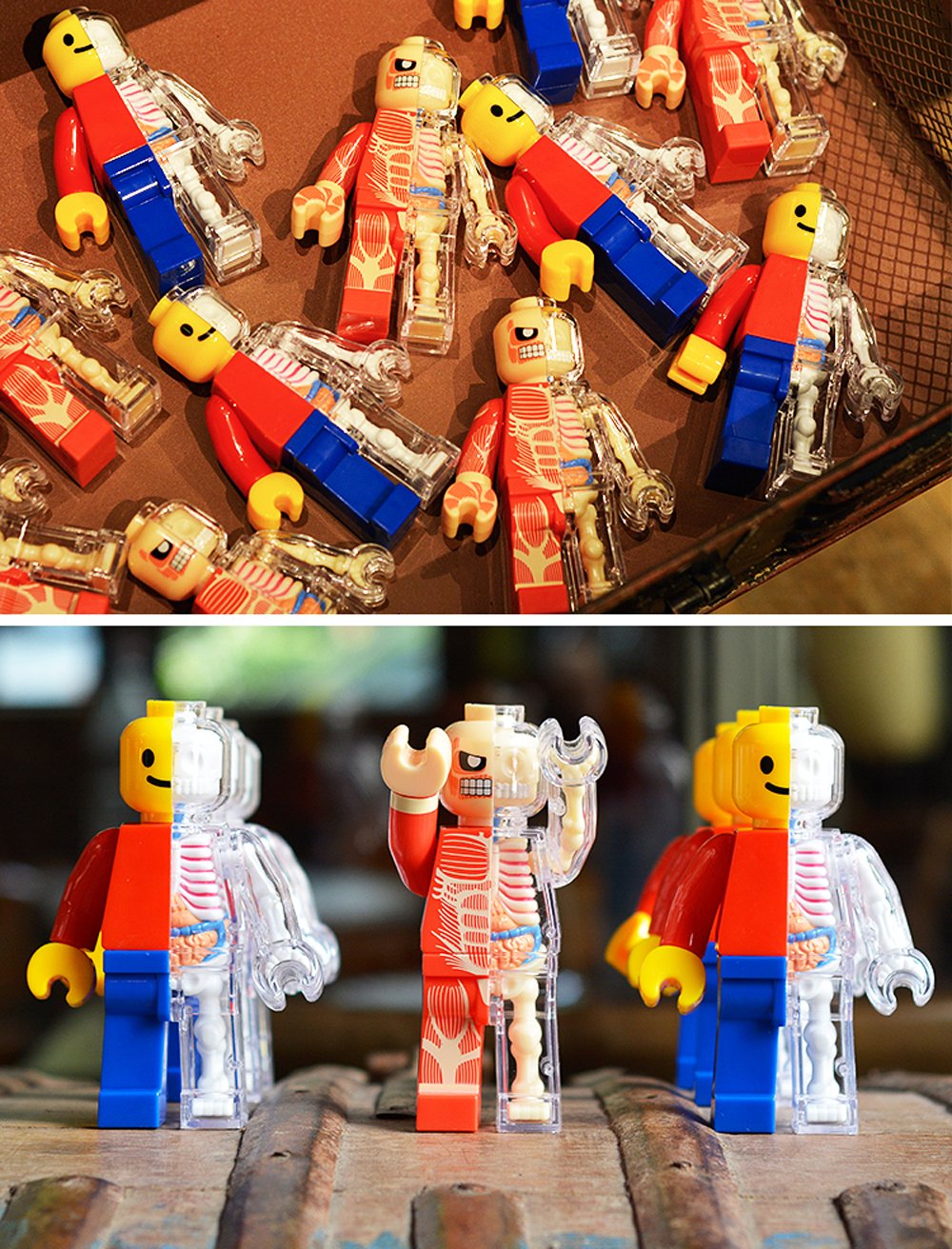 ブリックマン　フィギュア　BRICK MAN JASON FREENY Jason Freeny Brick Man Anatomical Puzzle from MoMA Design Store