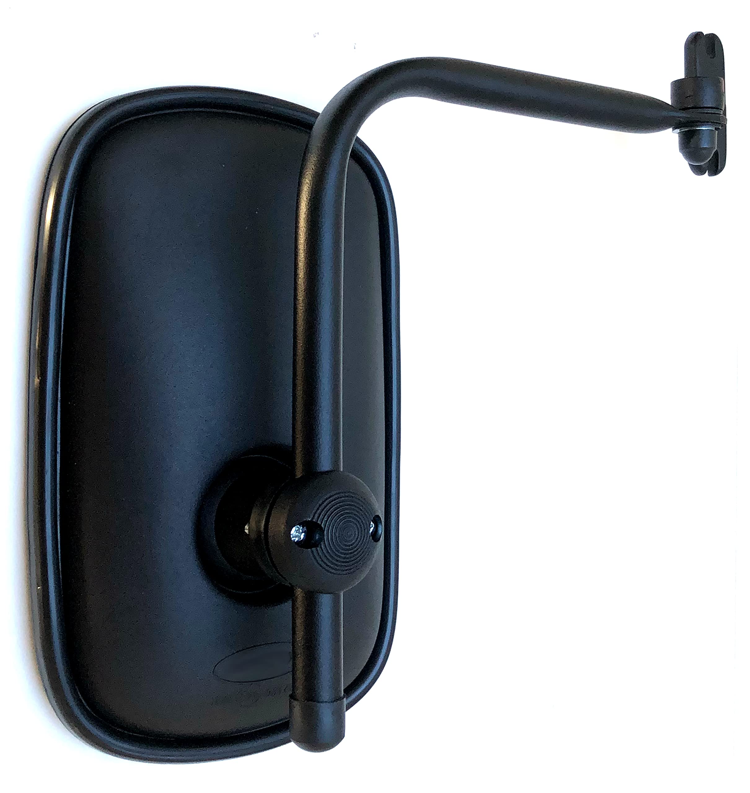 Specchietto retrovisore esterno 263 x 160 R1200 E20 ø10-24 e supporto specchio per escavatori, macchine edili, trattori, camion