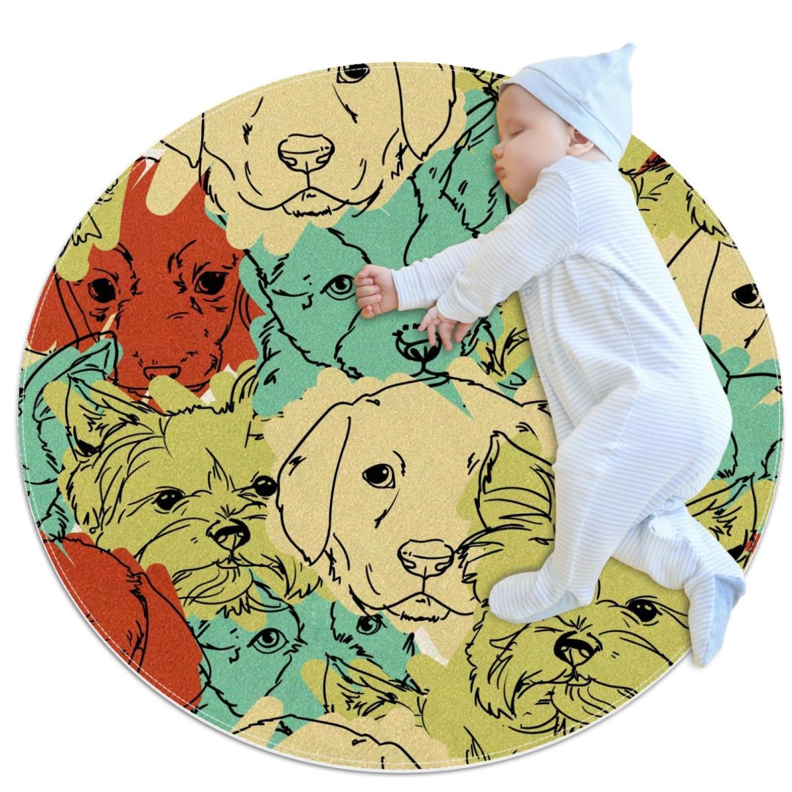 Tapis de salle de bain antidérapant pour une chambre d'enfant douce et ludique