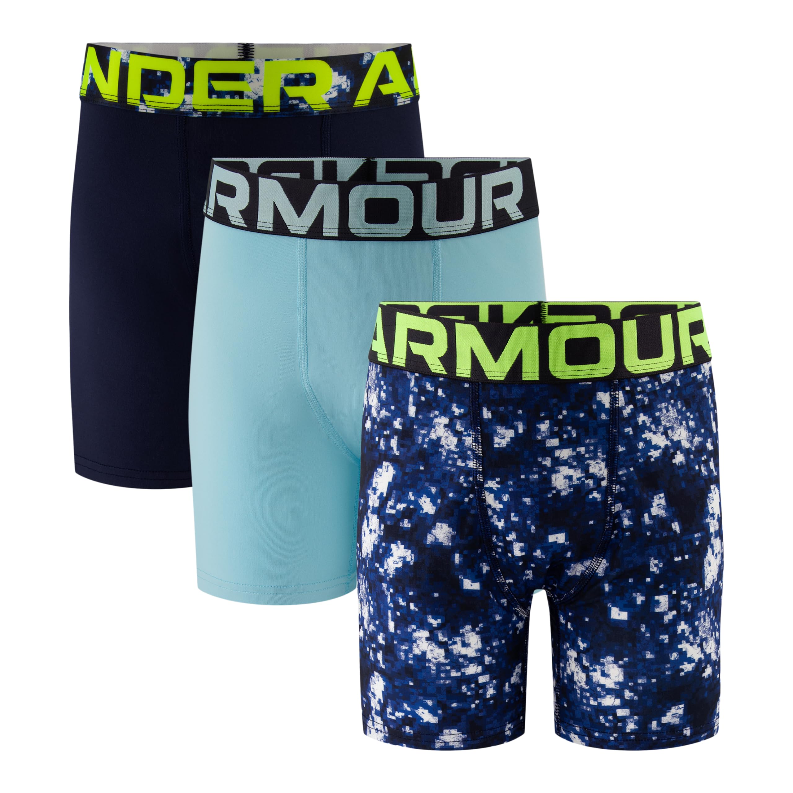 Under Armour Performance Tech- Prints 3-pack (big Kid)