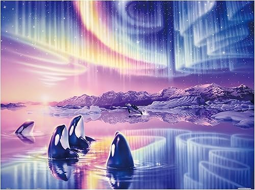 Pintoo Kirk Reinert - Rompecabezas de 1200 piezas para adultos, hermoso rompecabezas de plástico para decoración del hogar, cero polvo, fácil