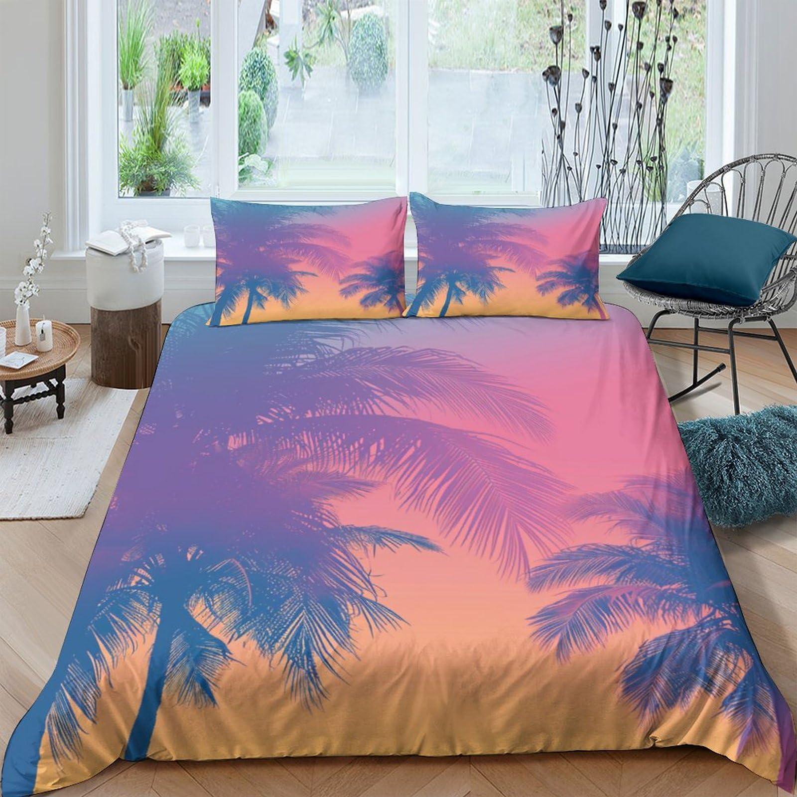 Housse de couette exotique king size pour créer une chambre ado évasion