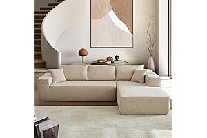 Modern Minimalist 104" Pet Friendly Sofa