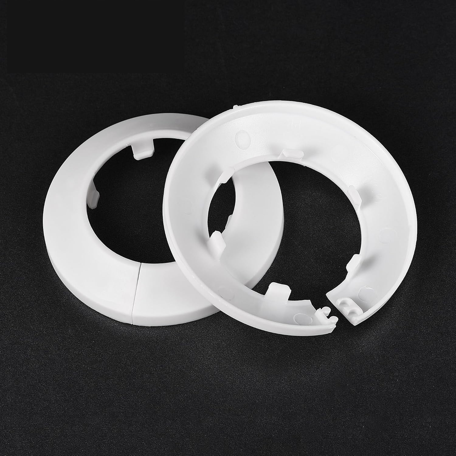 Plumbing Cover Plates Plumbing Cover Plates,20pcs 50mm PP Plastic Escutcheon Water Pipe Drain Line White for Kitchen, Bathroom For Faucet Bathroom Kitchen Toilet