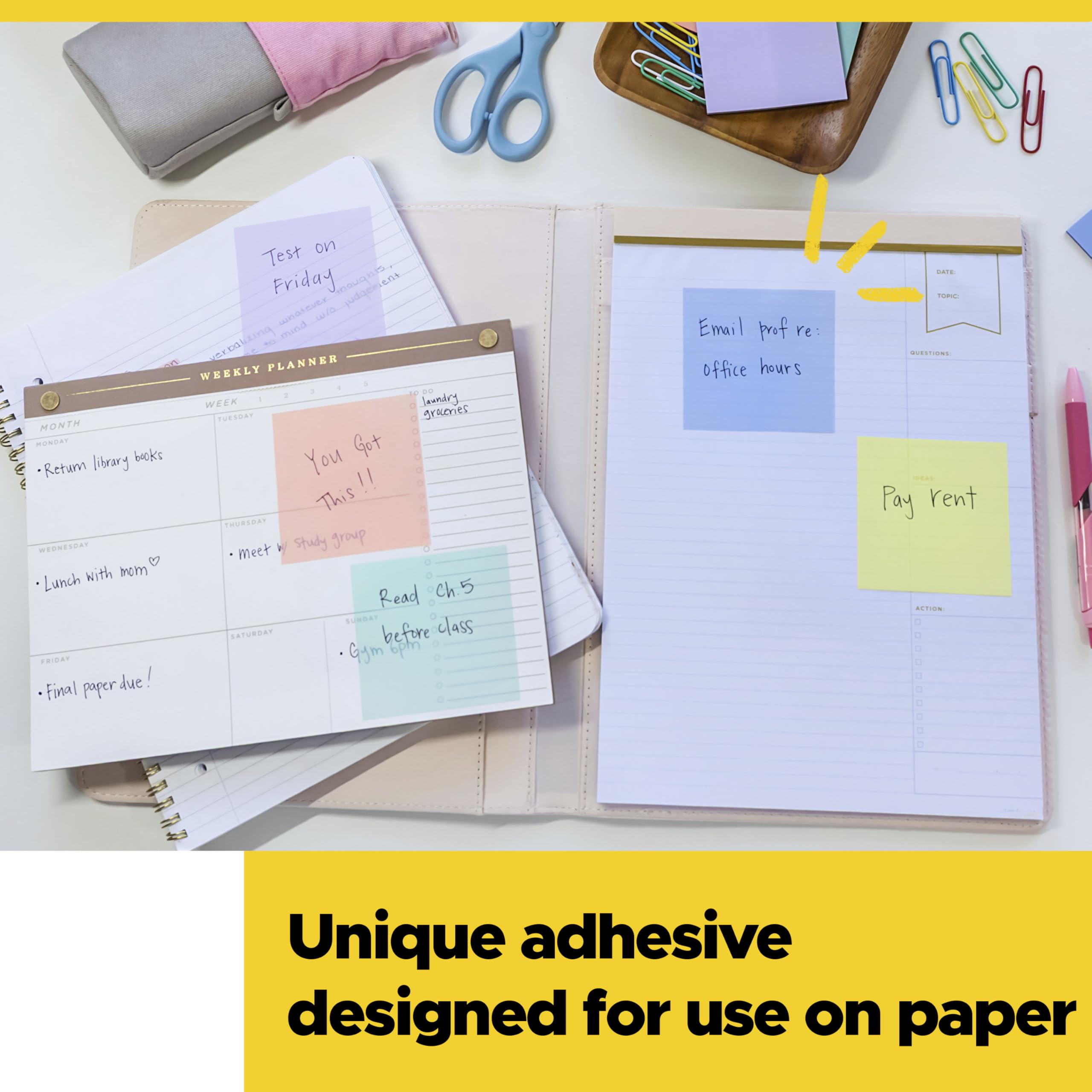Post-it Transparent Notes - Pastel Pads -7 Post-it Transparent Notes - Pastel Pads -7