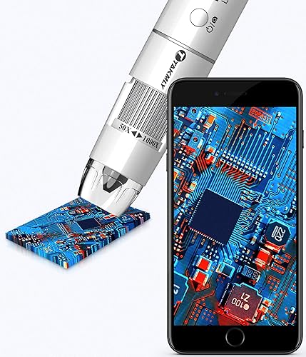 Miniatura 3 de Microscopio digital inalámbrico portátil USB HD cámara de inspección 50x-1000x aumento con soporte compatible con iPhone, iPad, Samsung Galaxy,