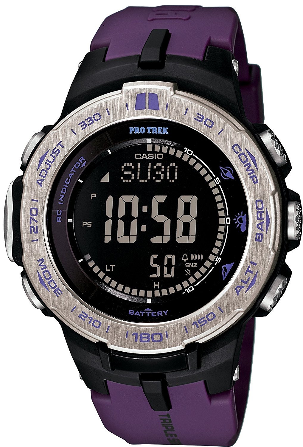 Amazon | 安心2年保証 CASIO 電波 ソーラー PROTREK プロトレック